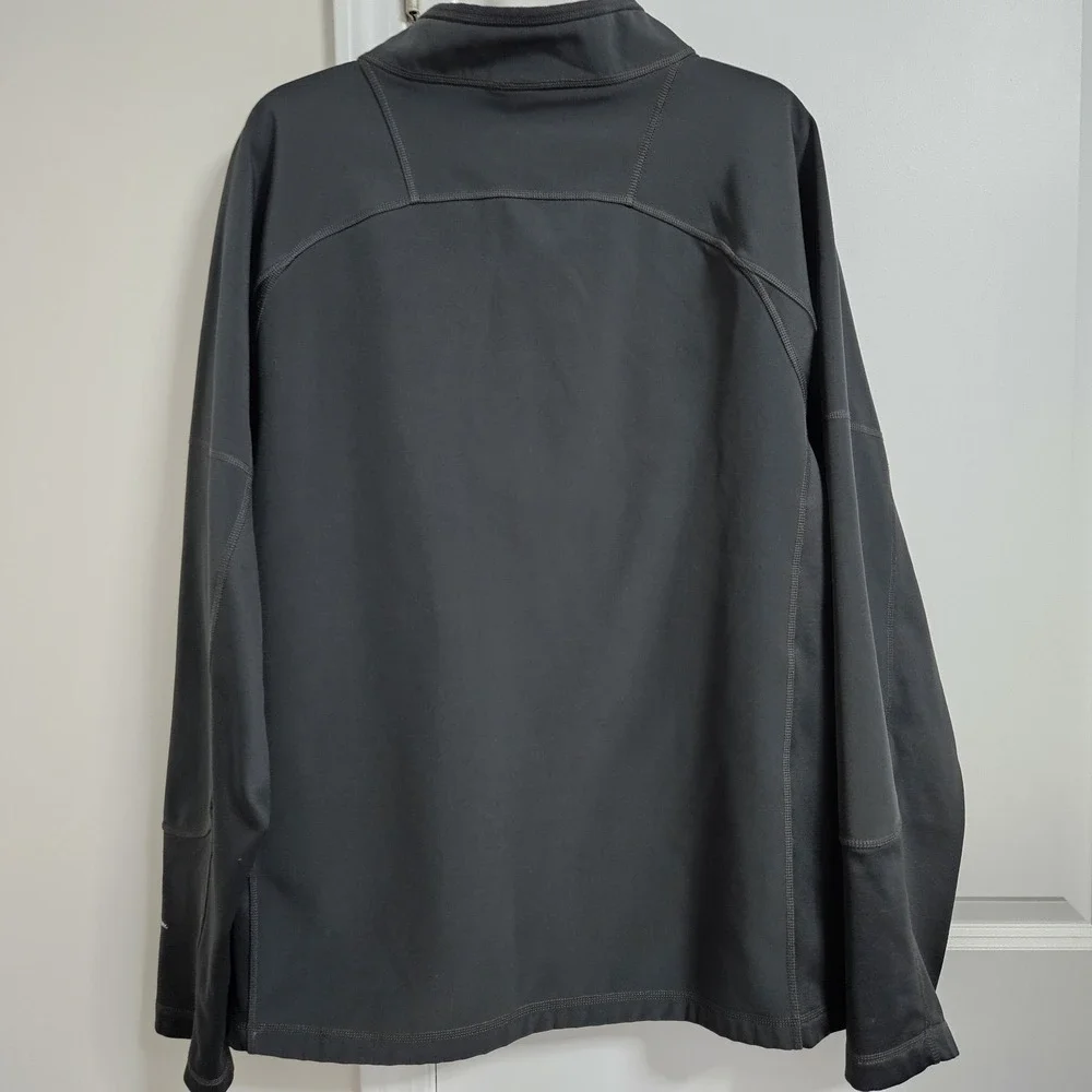 The‎ North Face Flash Dry Top Jacket Men's XL Gray 1/4 Zip Pockets Outdoors EUC